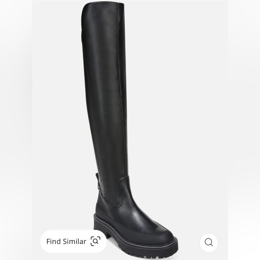 Sam Edelman Lerue Vegan Leather Over The Knee Boot Women’s 7.5 NWOT - Picture 3 of 16
